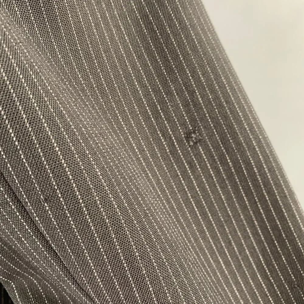 RAG & BONE Size 40 Black Grey Pinstripe Wool Single Breasted Sport Coat